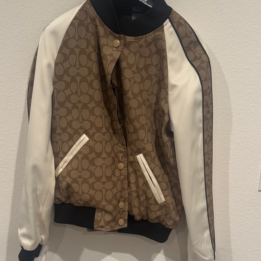 Coach Reversible Souvenir Jacket With Horse And Carriage